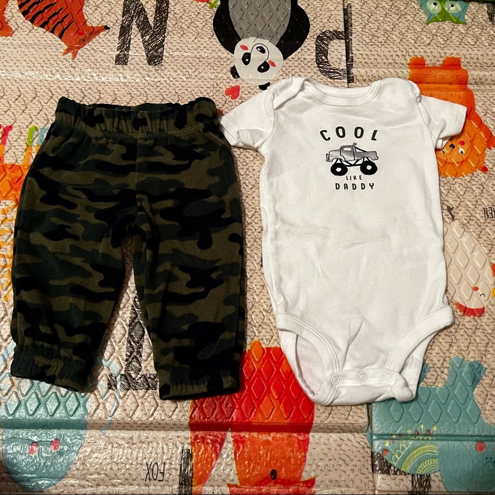 Baby Boy Camo Outfit